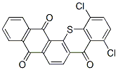 9,12-Dichloro-8H-naphtho[2,3-c]thioxanthene-5,8,14-trione结构式