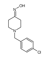 1-(p-chlorobenzyl)-4-piperidone oxime结构式