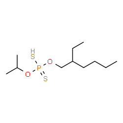 Phosphorodithioic acid, mixed O,O-bis(2-ethylhexyl and iso-Pr) esters结构式