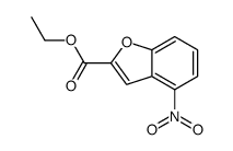 ETHYL 4-NITROBENZOFURAN-2-CARBOXYLATE Structure