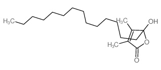 2(5H)-Furanone, 5-hydroxy-3,4-dimethyl-5-tetradecyl- structure