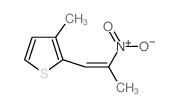 Thiophene, 3-methyl-2-(2-nitro-1-propenyl)- (en)结构式