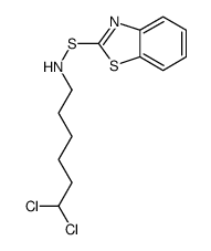 N-(dichlorohexyl)-2-benzothiazolesulphenoamide结构式