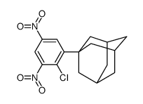 1-(2-Chloro-3,5-dinitrophenyl)tricyclo[3.3.1.13,7]decane structure