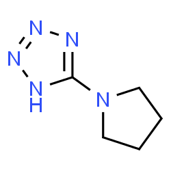 Tetrazole, 5-(1-pyrrolidinyl)- (5CI) picture