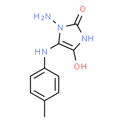 2H-Imidazol-2-one, 1-amino-1,3-dihydro-4-hydroxy-5-[(4-methylphenyl)amino]- (9CI) Structure