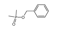 dimethylphosphinic acid, phenylmethyl ester Structure