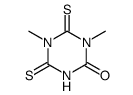 tetrahydro-1,5-dimethyl-4,6-dithioxo-s-triazin-2(1H)-one结构式
