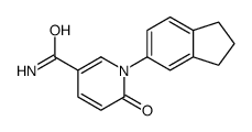 3-Pyridinecarboxamide,N-(2,3-dihydro-1H-inden-5-yl)-1,6-dihydro-6-oxo-(9CI)结构式