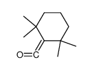 (2,2,6,6-tetramethylcyclohexylidene)methanone Structure