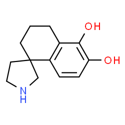 Spiro[naphthalene-1(2H),3-pyrrolidine]-5,6-diol, 3,4-dihydro- (9CI) Structure