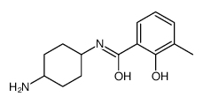 Benzamide, N-(cis-4-aminocyclohexyl)-2-hydroxy-3-methyl- (9CI) structure