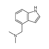 1-(1H-indol-4-yl)-N,N-dimethylmethanamine Structure