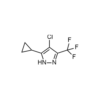 4-氯-5-环丙基-3-(三氟甲基)-1H-吡唑图片