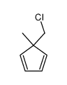 5-chloromethyl-5-methyl-cyclopenta-1,3-diene Structure