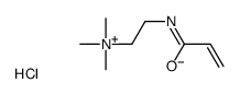 trimethyl-[2-(prop-2-enoylamino)ethyl]azanium,chloride结构式