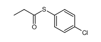 S-(4-chlorophenyl) propanethioate结构式