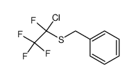 Benzyl(1-chlor-1,2,2,2-tetrafluorethyl)sulfid结构式