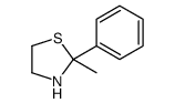 2-Methyl-2-phenylthiazolidine结构式