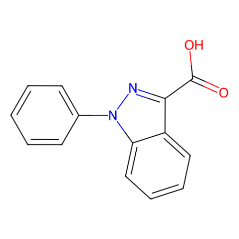 1-phenyl-1H-indazole-3-carboxylic acid Structure