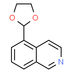 Isoquinoline, 5-(1,3-dioxolan-2-yl)- (9CI) Structure