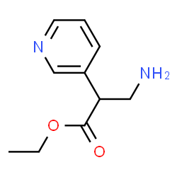 ADH-583:ETHYL 3-AMINO-2-(PYRIDIN-3-YL)PROPANOATE structure