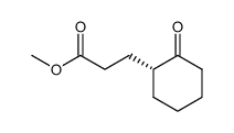 R-2-<2-(carbomethoxyl)ethyl>cyclohexanone结构式