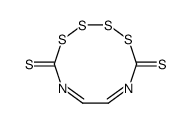 1,2,3,4,6,9-Tetrathiadiazecine-5,10-dithione结构式
