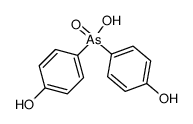 bis-(4-hydroxy-phenyl)-arsinic acid结构式