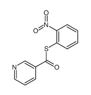 S-(2-nitrophenyl)-3-pyridinecarbothioate结构式