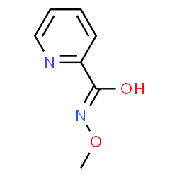 2-Pyridinecarboxamide,N-methoxy-(9CI)结构式
