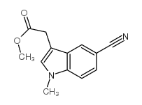 1H-Indole-3-aceticacid,5-cyano-1-methyl-,methylester(9CI) picture