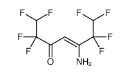 5-amino-1,1,2,2,6,6,7,7-octafluorohept-4-en-3-one Structure