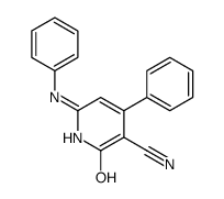 6-anilino-2-oxo-4-phenyl-1H-pyridine-3-carbonitrile Structure