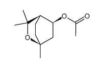 (+/-)-exo-1,3,3-trimethyl-2-oxabicyclo[2.2.2]octan-5-yl ethanoate结构式