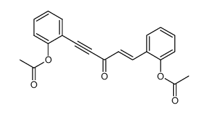 1,5-bis(2'-acetoxyphenyl)-pent-1-yn-4-enone结构式
