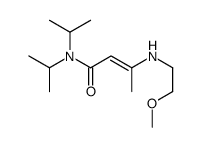 3-(2-methoxyethylamino)-N,N-di(propan-2-yl)but-2-enamide Structure