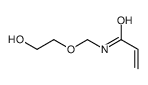 N-(2-hydroxyethoxymethyl)prop-2-enamide结构式