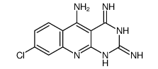 8-chloropyrimido[4,5-b]quinoline-2,4,5-triamine结构式