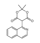 5-(isoquinolin-1-yl)-2,2-dimethyl-1,3-dioxane-4,6-dione Structure