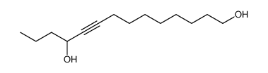 9-tetradecyne-1,11-diol Structure