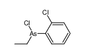 (o-chlorophenyl)ethylarsinous chloride Structure