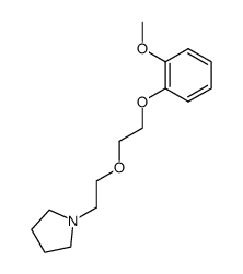 1-{2-[2-(2-methoxy-phenoxy)-ethoxy]-ethyl}-pyrrolidine Structure