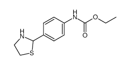 ethyl (4-(thiazolidin-2-yl)phenyl)carbamate结构式