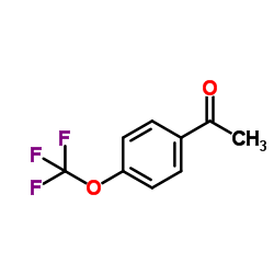 4-(三氟甲氧基)苯乙酮结构式