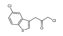 1-chloro-3-(5-chlorobenzo[b]thiophen-3-yl)propan-2-one Structure