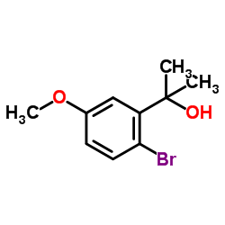 2-(2-Bromo-5-methoxyphenyl)-2-propanol结构式