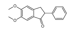 5,6-DIMETHOXY-2-PHENYL-INDAN-1-ONE structure