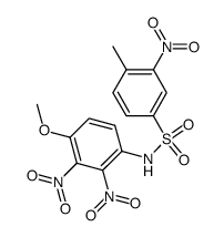 2-nitro-toluene-4-sulfonic acid-(4-methoxy-2,3-dinitro-anilide)结构式