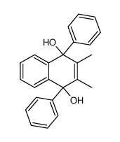2,3-dimethyl-1,4-diphenyl-1,4-dihydro-naphthalene-1,4-diol Structure